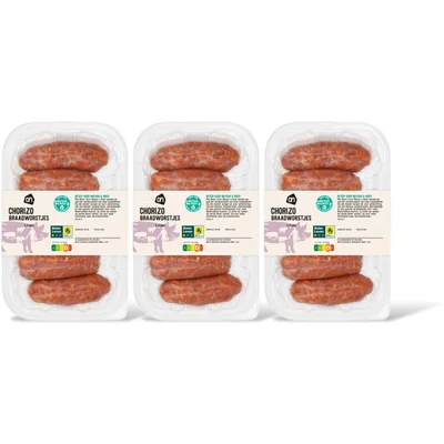 AH Chorizo braadworstjes 3-pack
