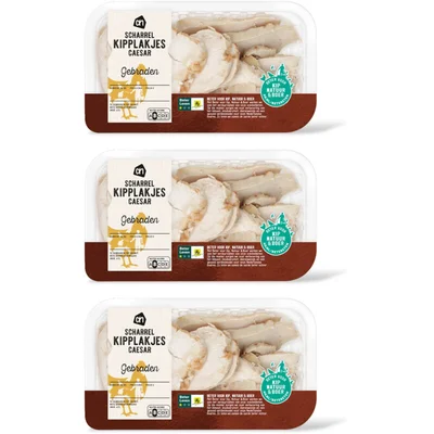 AH Scharrel gebraden kipfilet caesar 3-pack