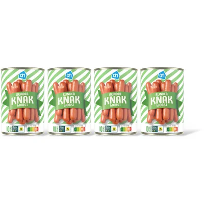 AH Runder knakworst 4-pack