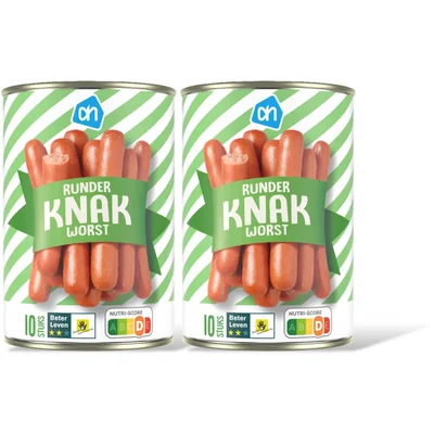 AH Runder knakworst 2-pack