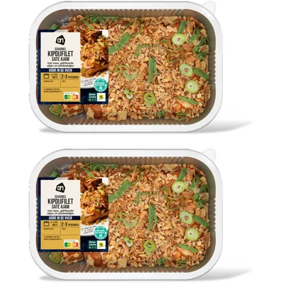 AH Ovenschotel scharrel kip sate ajam 2-pck