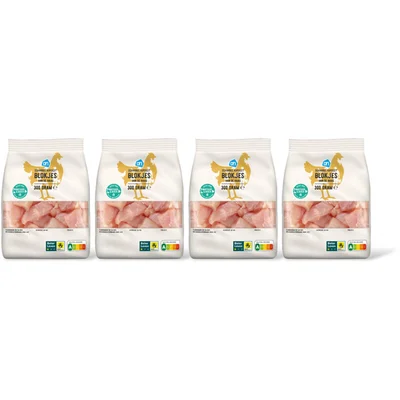AH Scharrelkipfilet blokjes van haas 4-pck