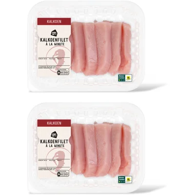 AH Kalkoenfilet Ã  la minute 2-pack