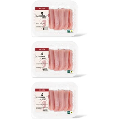 AH Kalkoenfilet Ã  la minute 3-pack