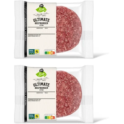AH Biologisch Ultimate beefburger 2-pack