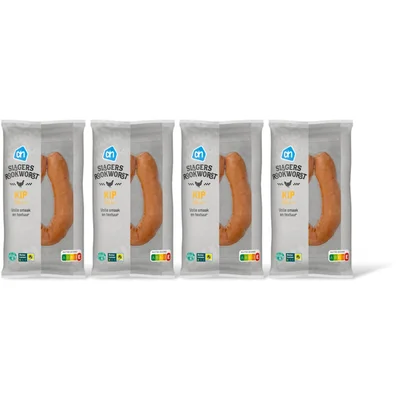 AH Slagersrookworst kip 4-pack