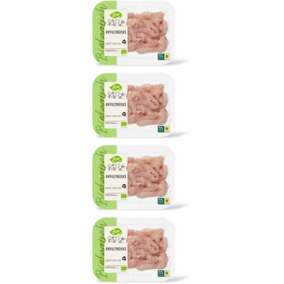 AH Biologisch Kipfiletreepjes 4 pack