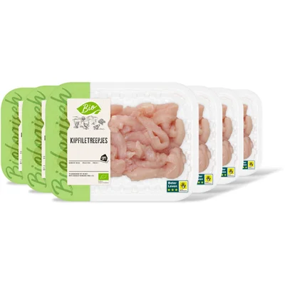 AH Biologisch Kipfiletreepjes 6 pack