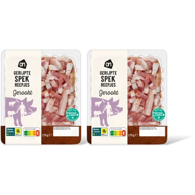 AH Gerijpte spekreepjes 2-pack