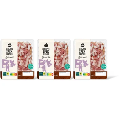 AH Gerijpte spekreepjes 3-pack