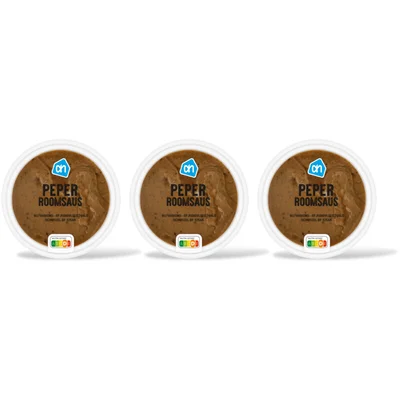 AH Peper roomsaus met scheutje cognac 3-pck