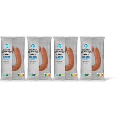 AH Magere slagersrookworst 4-pack
