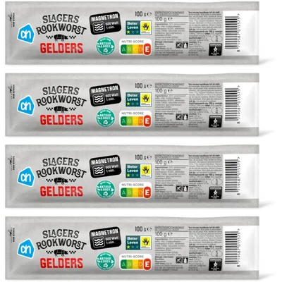 AH Slagersrookworst Gelders 4-pack