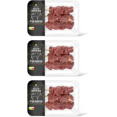 AH Excellent Biefstukspiesjes tuinkruiden 3-pack
