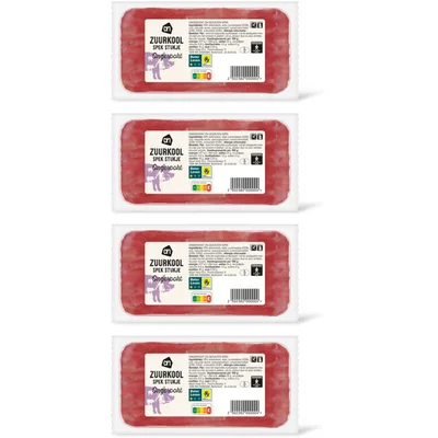 AH Ongekookt zuurkool spek stukje 4-pack