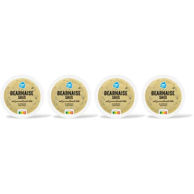 AH Bearnaisesaus puur geklaarde boter 4pack