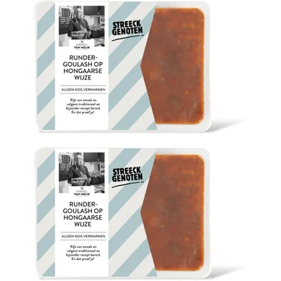 Streeckgenoten Rundergoulash op Hongaarse wijze 2-pack