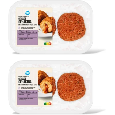 AH Gevulde gehaktballen stroganoffsaus 2pk