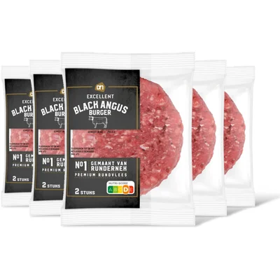 AH Excellent Black angus burger 5-pack