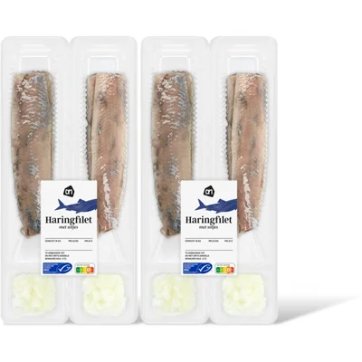 AH Haringfilet met uitjes 2-pack