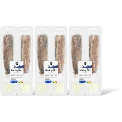 AH Haringfilet met uitjes 3-pack