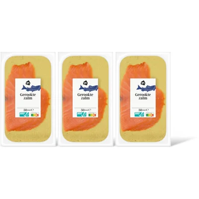 AH Gerookte zalm 3-pck