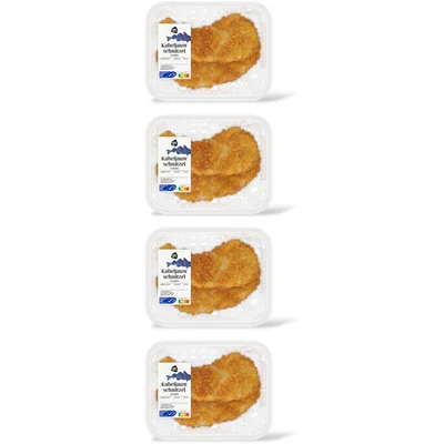 AH Kabeljauwschnitzel 2 stuks 4-pack