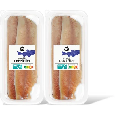AH Gerookte forelfilet 2-pack