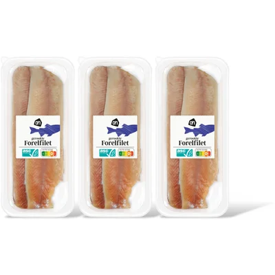 AH Gerookte forelfilet 3-pack
