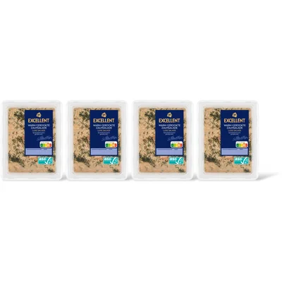 AH Excellent Warm gerookte zalmsalade luxe salade 4pk