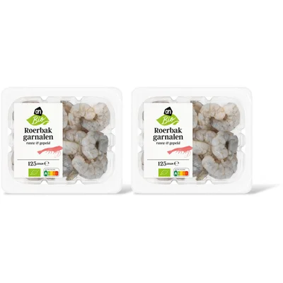 AH Biologisch Roerbakgarnalen 2-pack