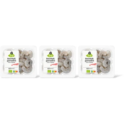 AH Biologisch Roerbakgarnalen 3-pack