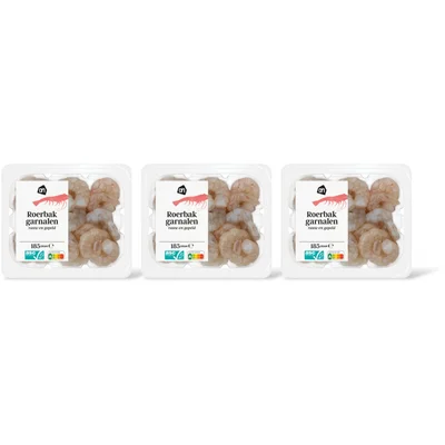 AH Roerbakgarnalen naturel 3-pack