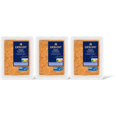 AH Excellent Bisque & garnaal luxe salade 3-pack