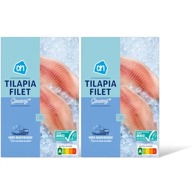 AH Tilapiafilet graatvrij 2-pack