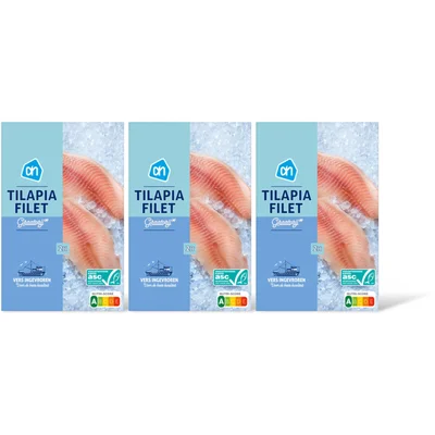AH Tilapiafilet graatvrij 3-pack