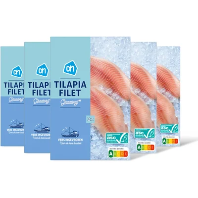 AH Tilapiafilet graatvrij 5-pack