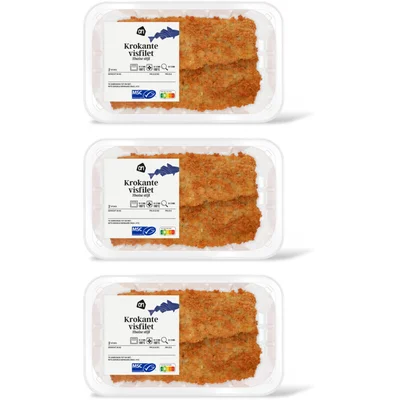 AH Krokante visfilet Thaise stijl 3-pack