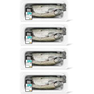 AH BBQ regenboogforel 4-pack