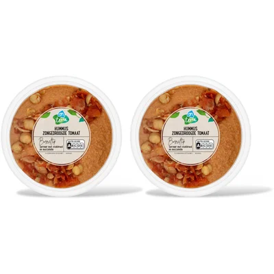 AH Terra Hummus zongedroogde tomaat 2-pack