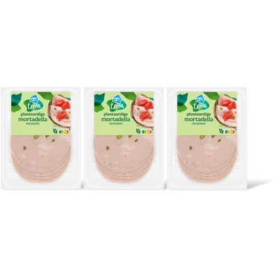 AH Terra Plantaardige mortadella met pistache 3pk