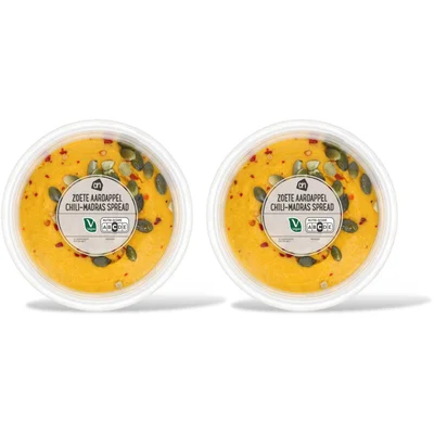 AH Zoete aardappel chili-madras spread 2-pk