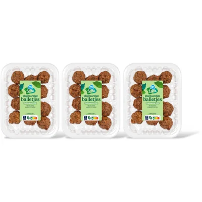 AH Terra Plantaardige balletjes Italiaans 3-pack