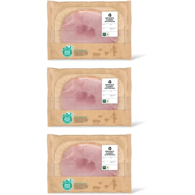 AH Gerookte slagersachterham 3-pack