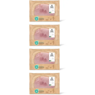 AH Gerookte slagersachterham 4-pack