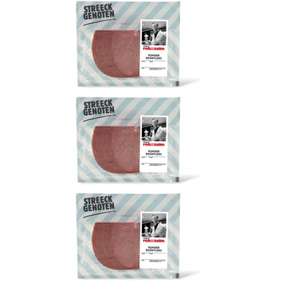 Streeckgenoten Rookvlees 3-pack