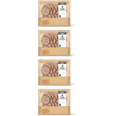 AH Grillworst jalapeno Zaanlander kaas 4 pk