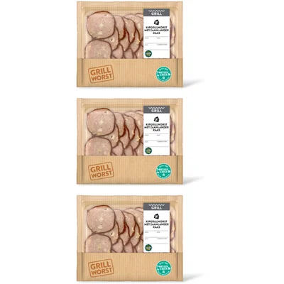 AH Kipgrillworst met Zaanlander kaas 3-pack