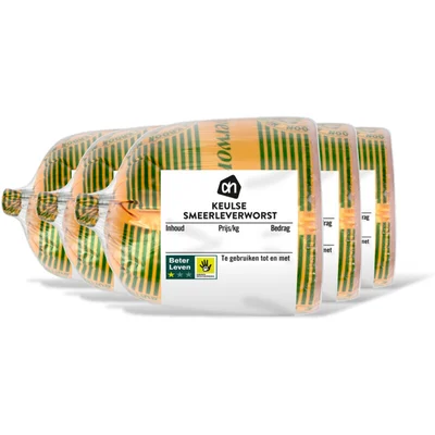 AH Keulse smeerleverworst 5-pack