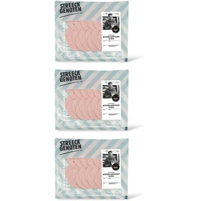 Streeckgenoten Boterhamworst klein 3-pack